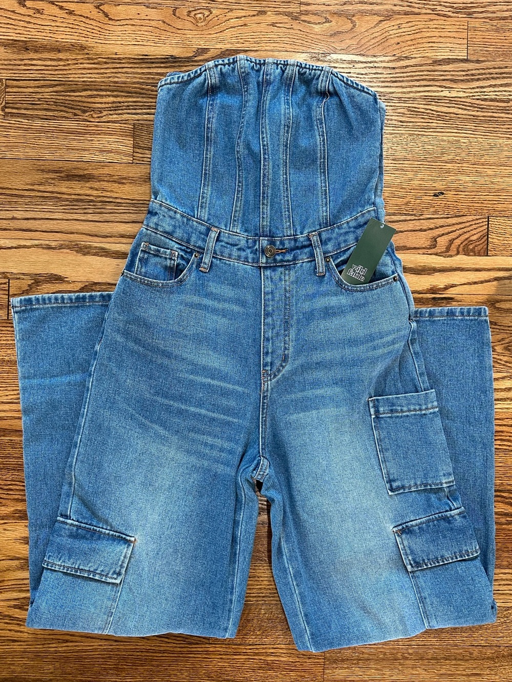 NWT WILD FABLE DENIM JUMPSUIT